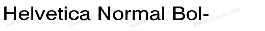Helvetica Normal Bol字体转换